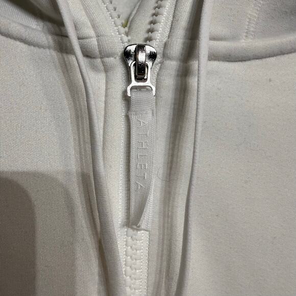 Athleta Bright White Unstoppable Full Zip Jacket Sz L - Picture 4 of 13